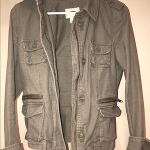 CUTE JEAN JACKET: Olive Green Old Navy Jacket